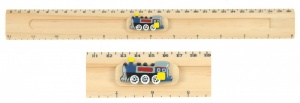 5206-TR : Steam Train Ruler (Sliding Character Measure) (Pack Size 20) Price Breaks Available
